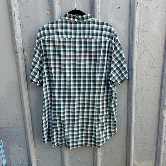 John Varvatos  Plaid Check Button-down, size XXL - Picture 2 of 7